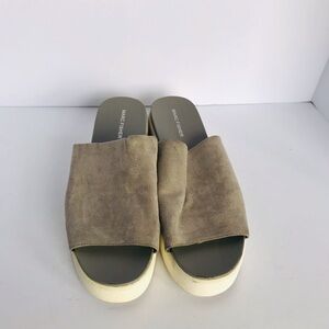 Marc Fisher Taupe‎ Slide Sandals